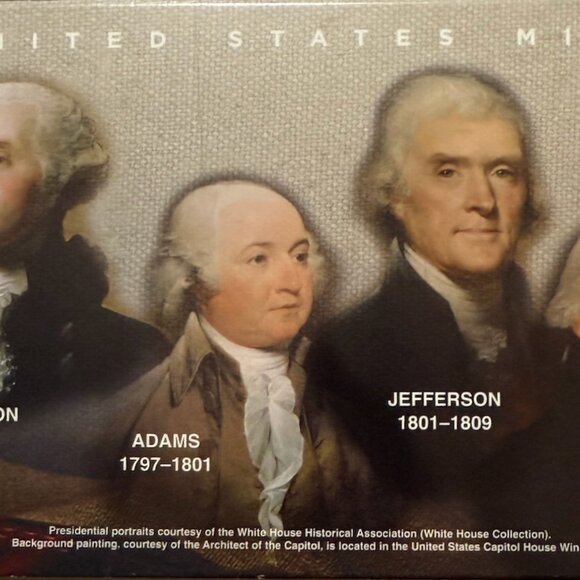 2007 US Mint Presidential $1 Coin Proof Set, 4 coins, Original Official Package - Picture 5 of 6